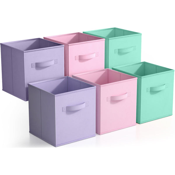 sorbus 11" Cube Storage Bins (6 Pack)
