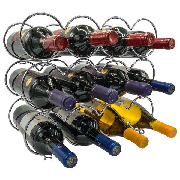 sorbus 12 Bottle Wine Rack (3 Tier)
