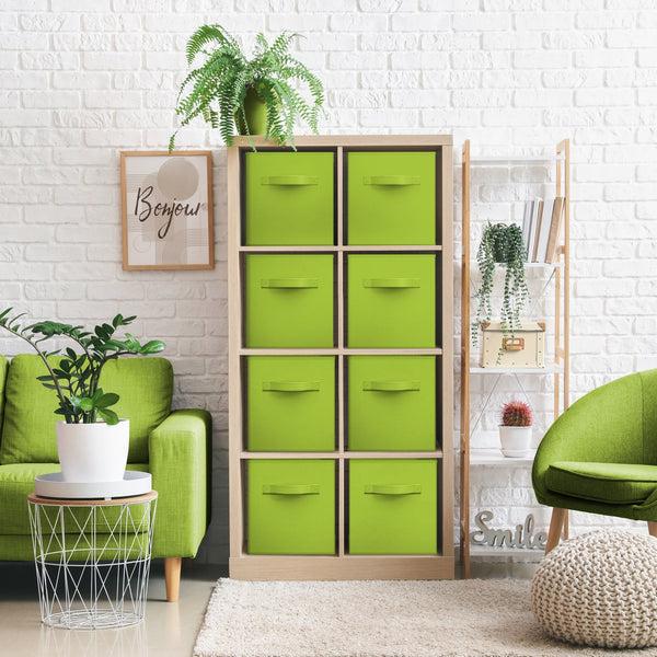 Sorbus 13" Cube Storage Bins (8 Pack Solid Colors)