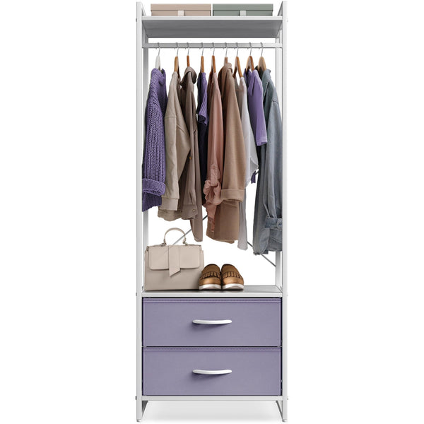 sorbus 2 Drawer Clothing Rack Storage