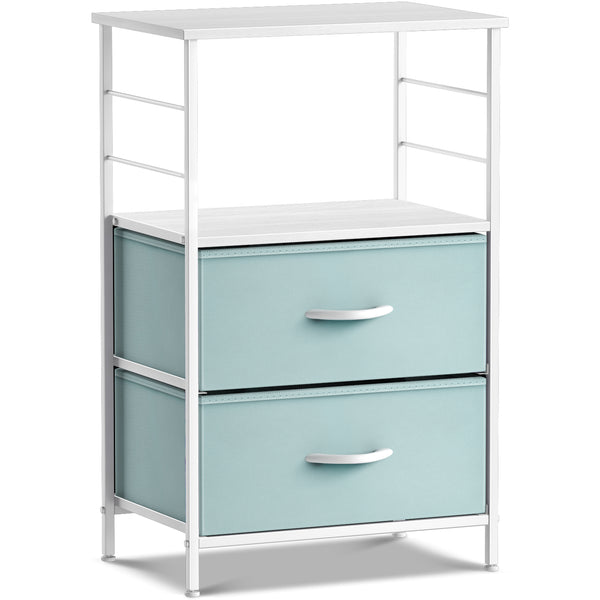 Sorbus 2 Drawer Tall Nightstand Table