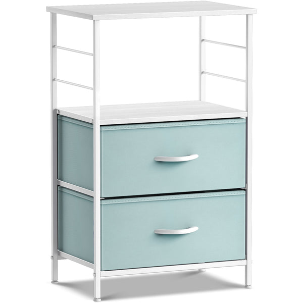 sorbus 2 Drawer Tall Nightstand Table