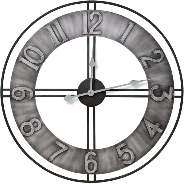 Sorbus 24" Distressed Wall Clock (Numeral)