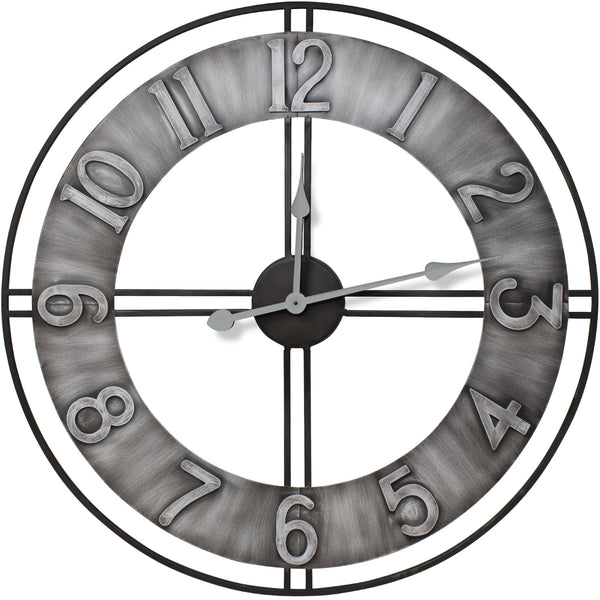 sorbus 24" Distressed Wall Clock (Numeral)