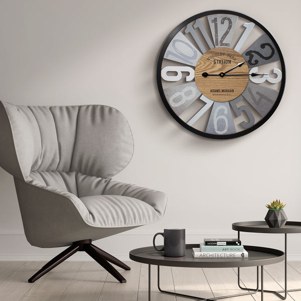 Sorbus 24 Woodley Park Wall Clock (Numeral)