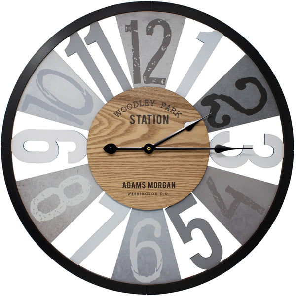 sorbus 24 Woodley Park Wall Clock (Numeral)