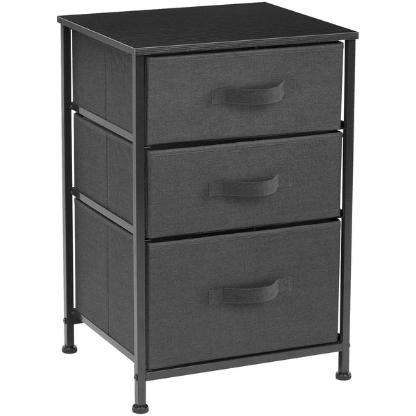 sorbus 3 Drawer Display Nightstand