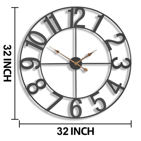 Sorbus 32" Wall Clock (Numeral)