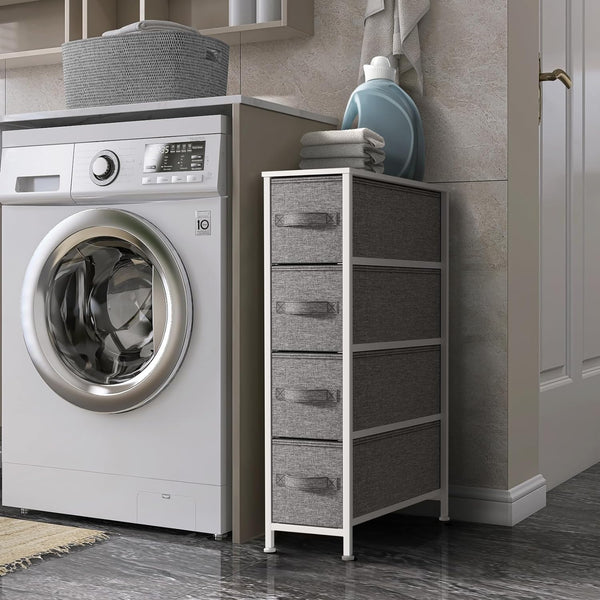 Sorbus 4 Drawer Narrow Storage Tower