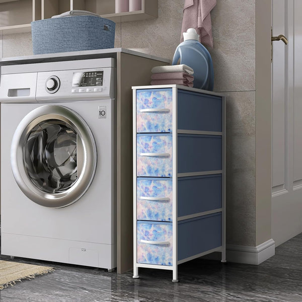 Sorbus 4 Drawer Narrow Storage Tower