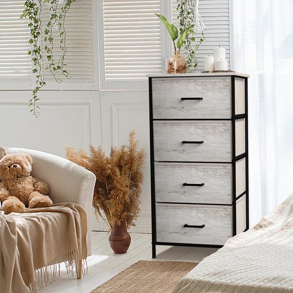 Sorbus 4 Drawer Vertical Short Nightstand