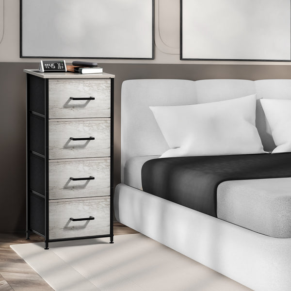 Sorbus 4 Drawer Vertical Short Nightstand