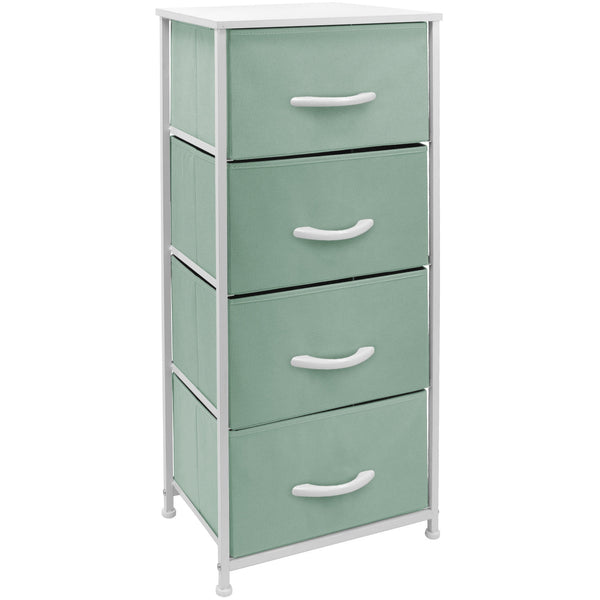 sorbus 4 Drawer Vertical Short Nightstand