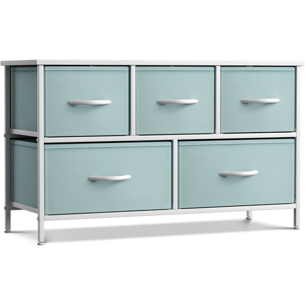 Sorbus 5 Drawer Wide Short Dresser