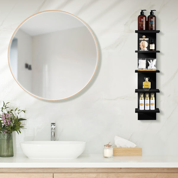 Sorbus 5 Tier Vertical Wall Shelf Unit