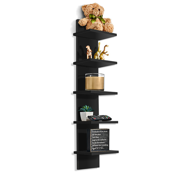 sorbus 5 Tier Vertical Wall Shelf Unit