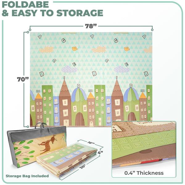 Sorbus 78" Charming Neighborhood Kids Foam Mat