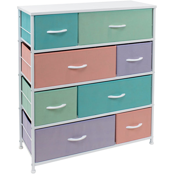 sorbus 8 Drawer Wide Tall Dresser