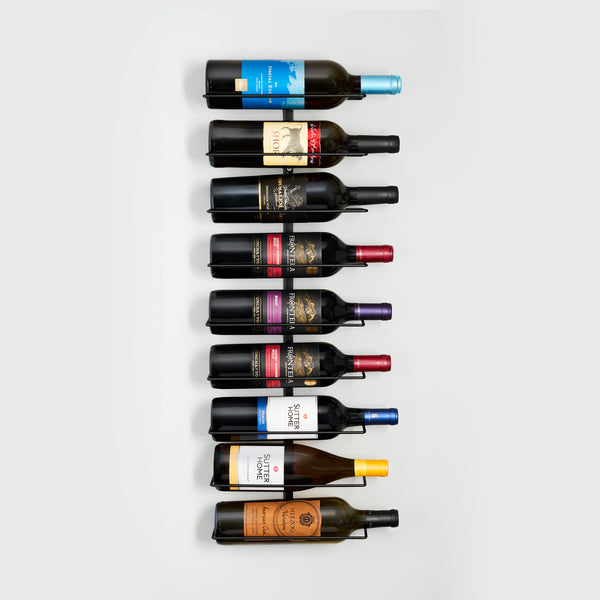Sorbus 9 Bottle Wall Mounted Wine Rack
