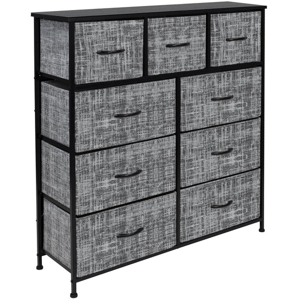 Sorbus 9 Drawer Wide Tall Dresser