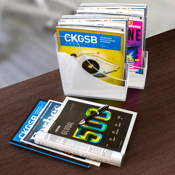 Sorbus Acrylic Desk Organizer - Magazine Holder