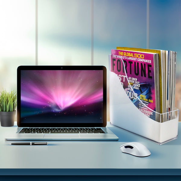 Sorbus Acrylic Desk Organizer - Magazine Holder