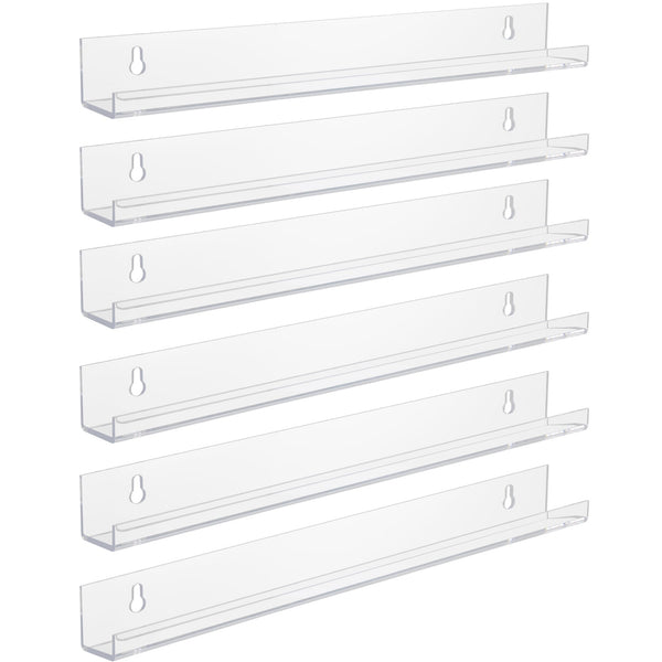 Sorbus Acrylic Nail Polish Wall Shelf Packs