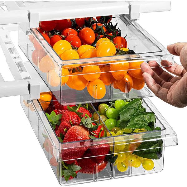 Sorbus Attachable Pull Out Fridge Drawer