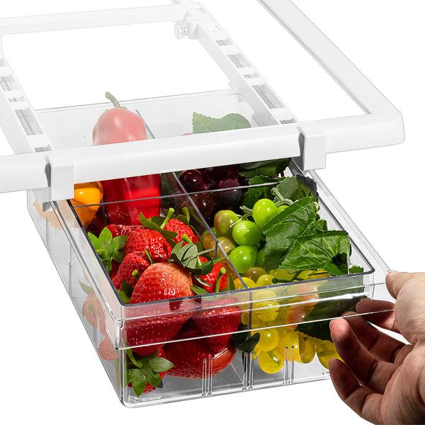 sorbus Attachable Pull Out Fridge Drawer