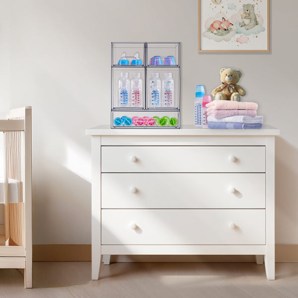 Sorbus Baby Bottles Storage Drawers Variety Pack