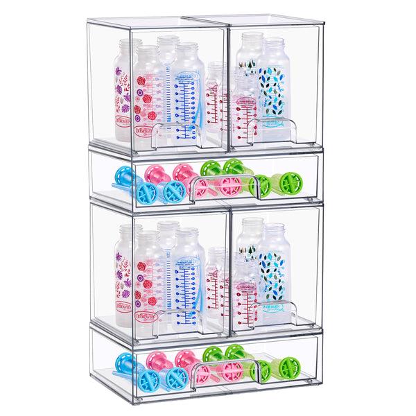 sorbus Baby Bottles Storage Drawers Variety Pack