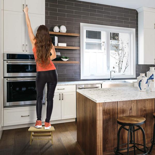 Sorbus Bamboo Step Stool