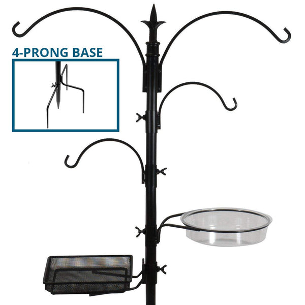 Sorbus Bird Feeding Bath Station (4 Prongs)