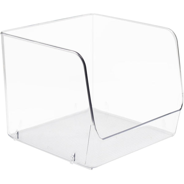 Sorbus Clear Open Storage Bins (4 Pack)