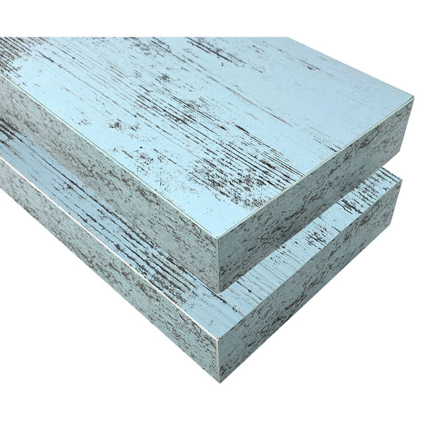 Sorbus Coastal Floating Shelves (2 Pack)