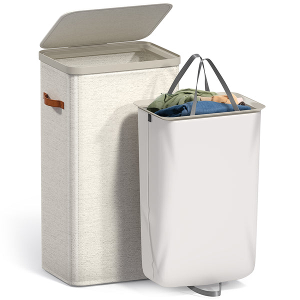 sorbus Collapsible Laundry Hamper with Lid