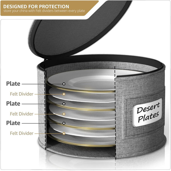 Sorbus Dinnerware Storage Set