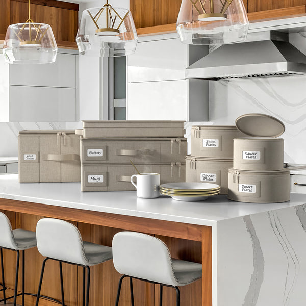 Sorbus Dinnerware Storage Set Of 8