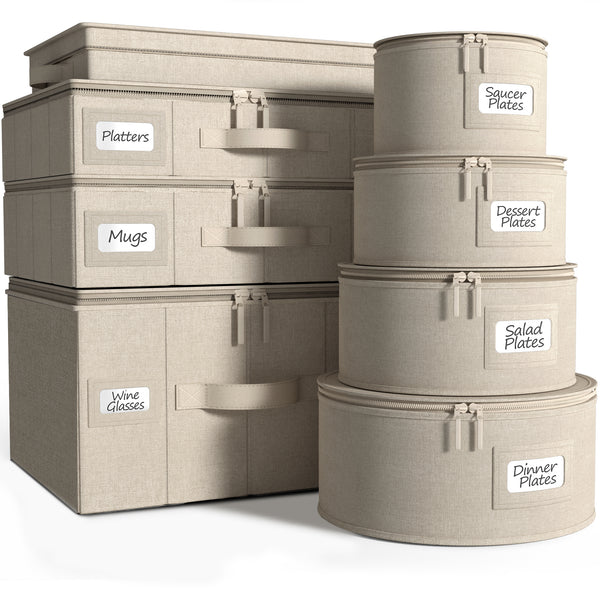 sorbus Dinnerware Storage Set of 8