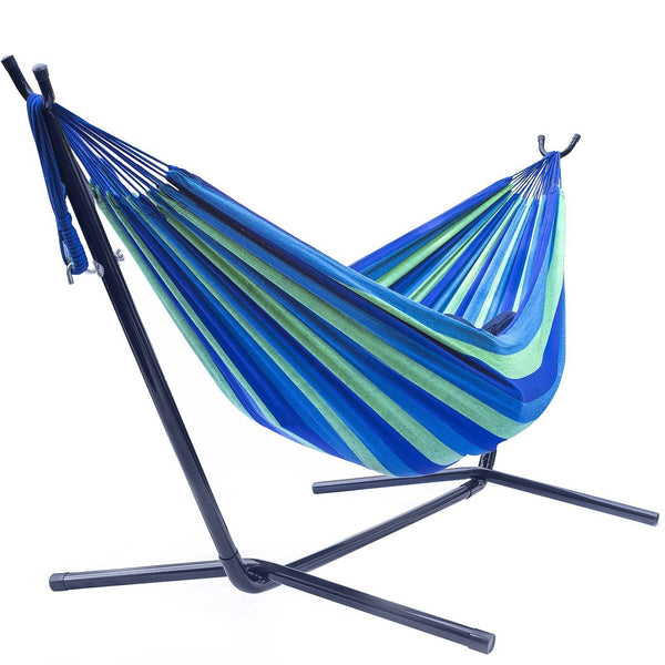 sorbus Double Hammock with Steel Stand