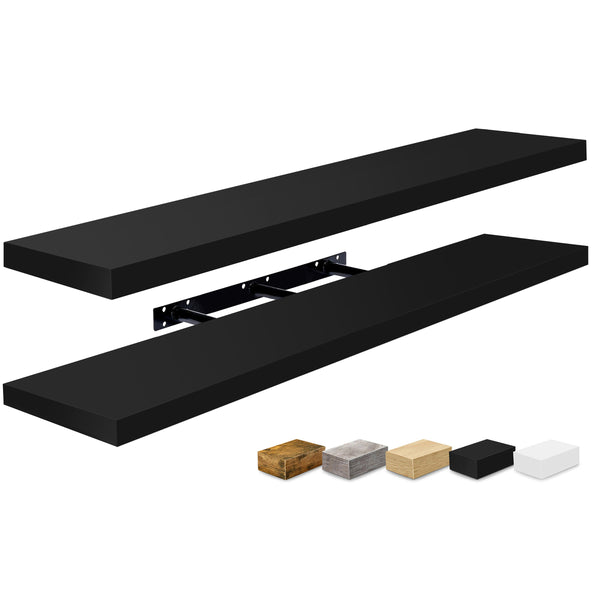 sorbus Extra Long Floating Shelves (Set of 2)