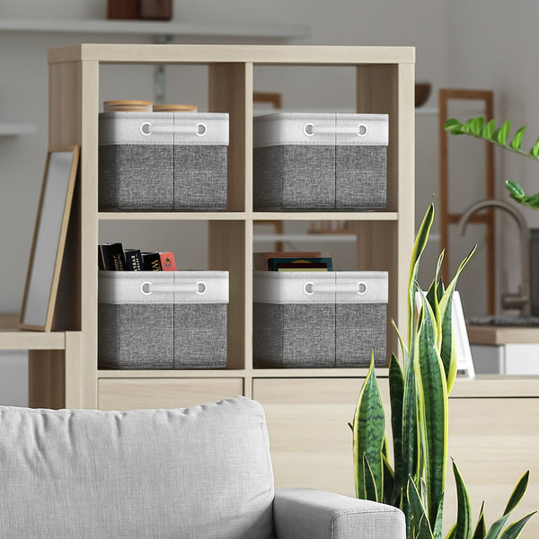 Sorbus Fabric Storage Basket Set (3 And 6 Pack)