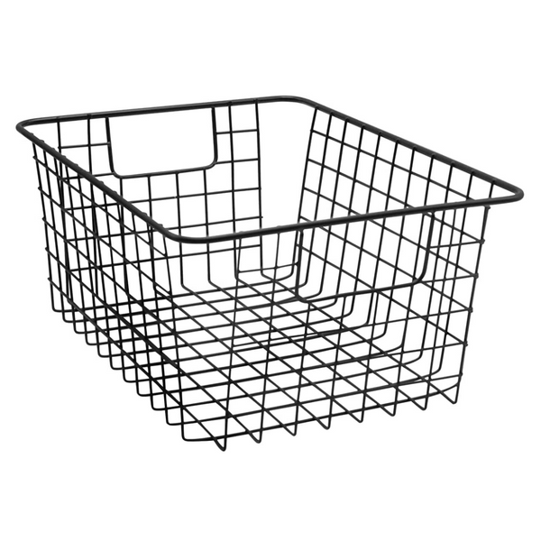 sorbus Farmhouse Wire Storage Bins (2 Pack)