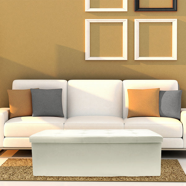 Sorbus Faux Leather Storage Bench (Large)