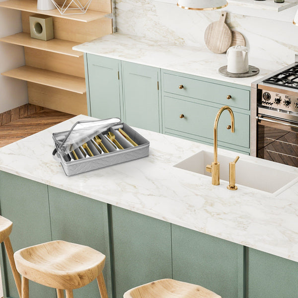 Sorbus Flatware & Utensil Storage Quilted Case