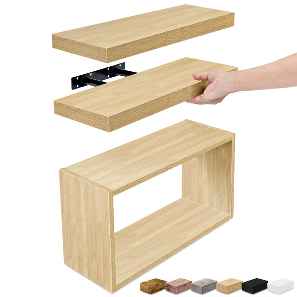 sorbus Floating Shelves for Wall (Set of 3)