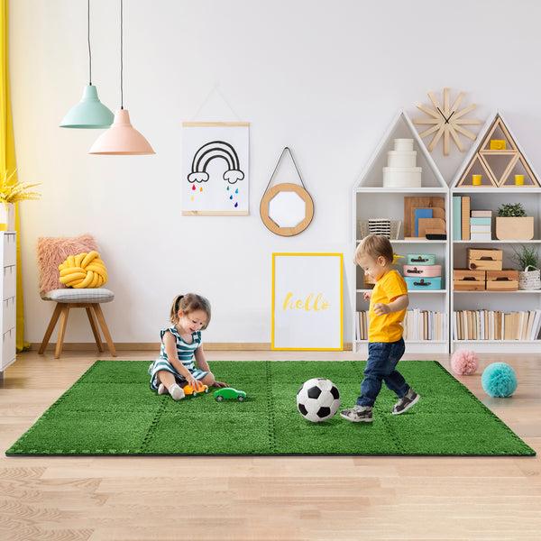 Sorbus Floor Grass Mat Interlocking Set