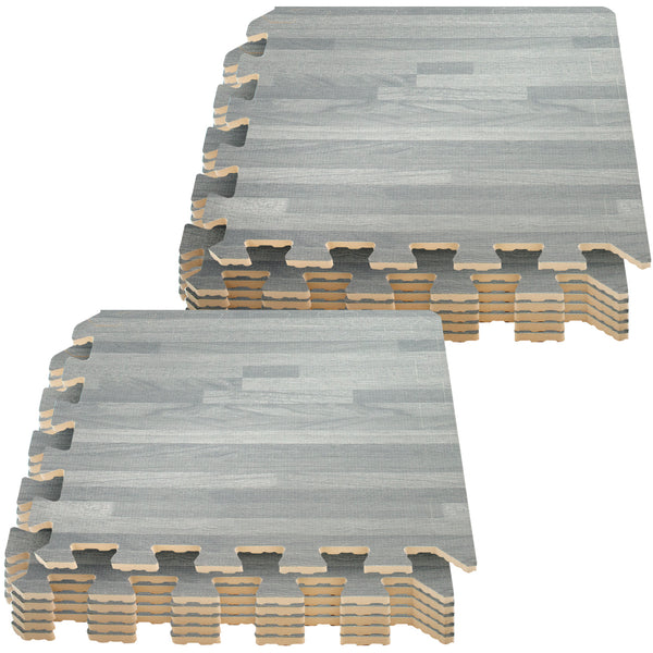 sorbus Floor Mat Interlocking Set (16 Pc)