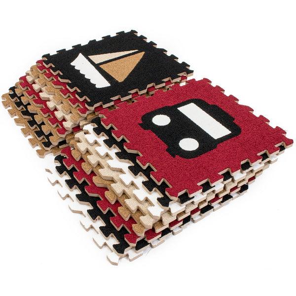 sorbus Floor Puzzle Mat Interlocking Set (16 Pc)