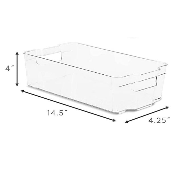 Sorbus Fridge And Freezer Bin Set (4Pc)
